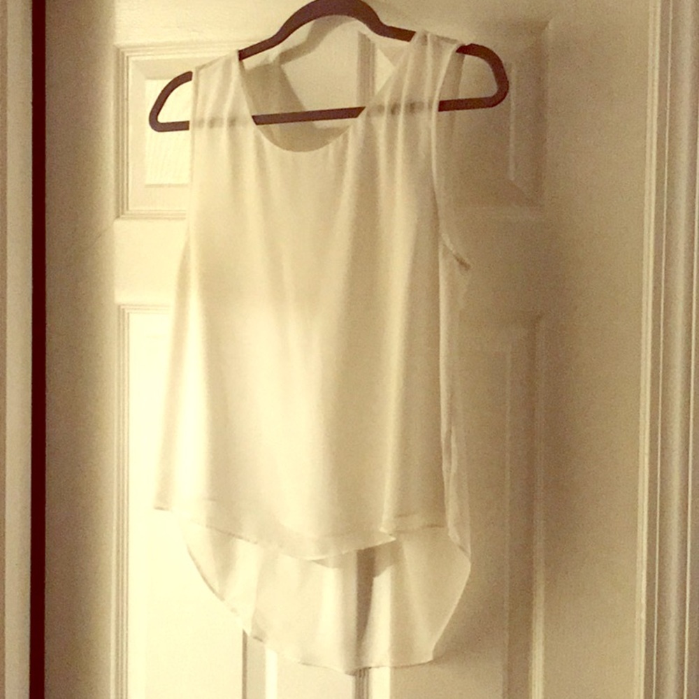 High low sleeveless top